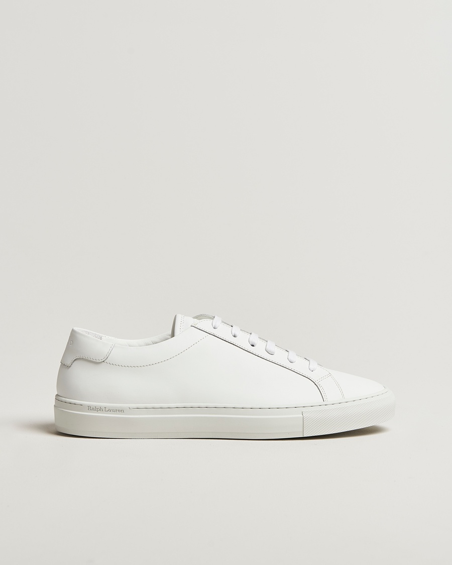 Polo Ralph Lauren Jermain Lux Leather Sneaker White – Hvit