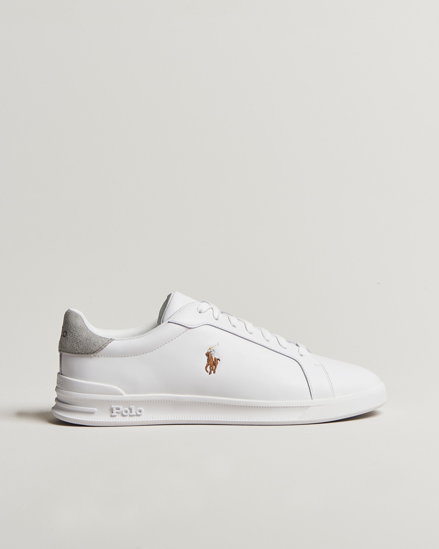 Herre | | Polo Ralph Lauren | Heritage Court II Sneaker White/Grey