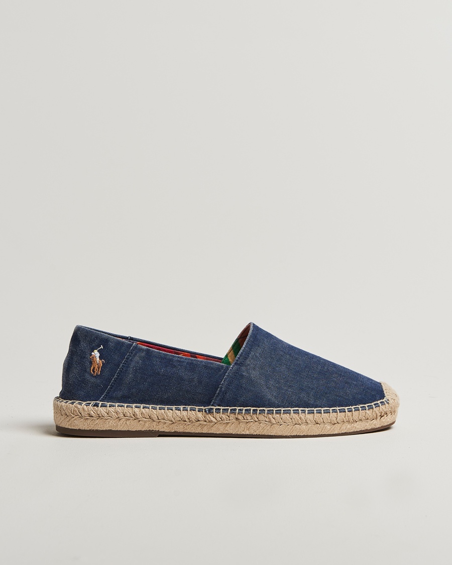 Herre | Tidsbegrenset sesongtilbud | Polo Ralph Lauren | Cevio Washed Canvas Espadrilles Navy