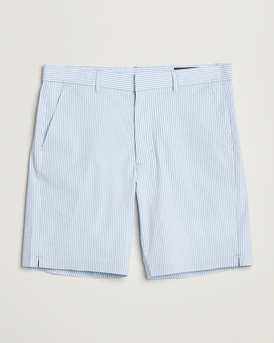 Herre | Shorts | RLX Ralph Lauren | Seersucker Shorts Powder Blue/Ceramic White