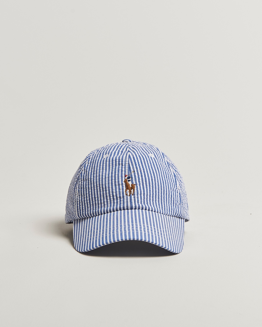 Herre | Caps | Polo Ralph Lauren | Seersucker Cap Cruise Royal