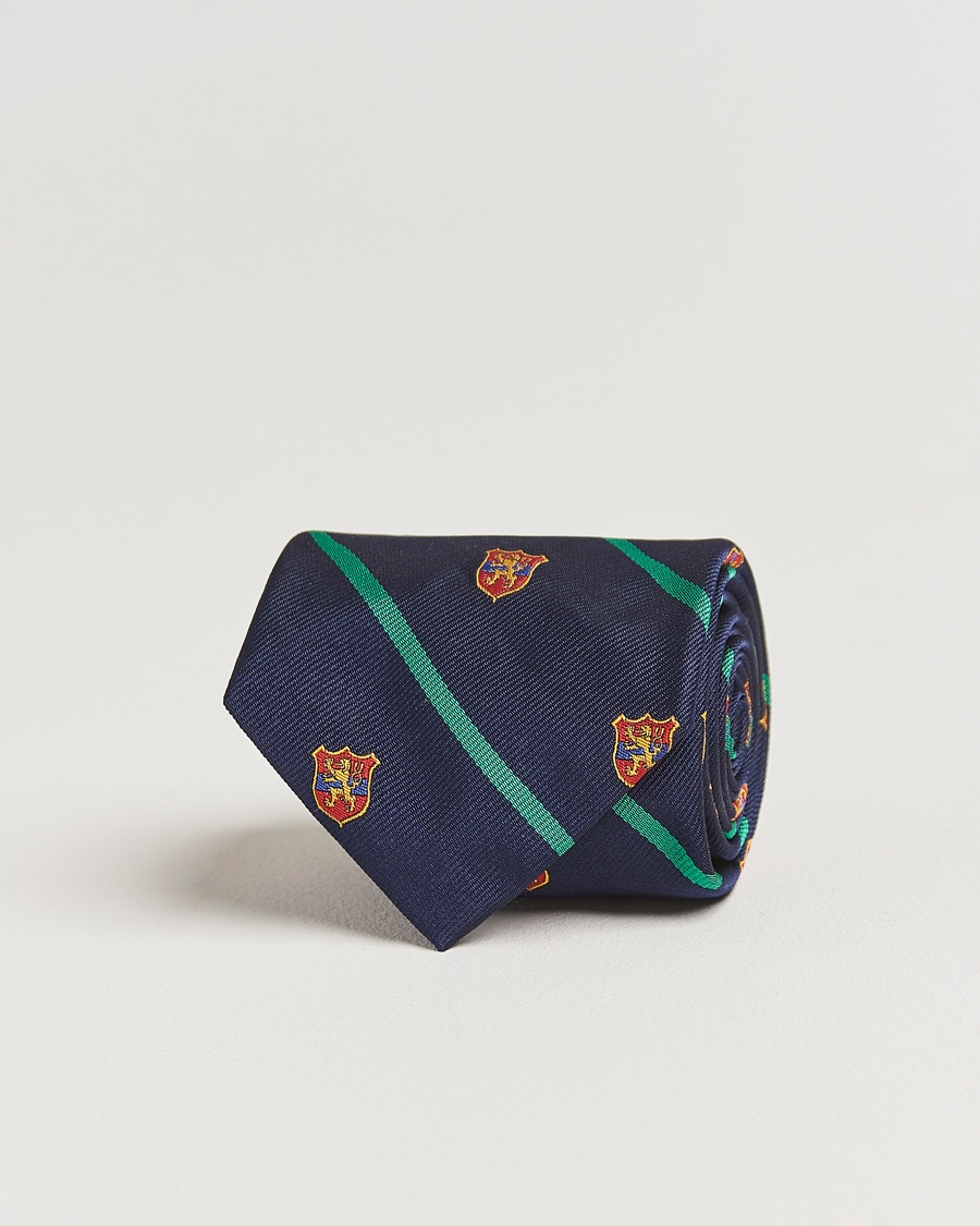Herre | | Polo Ralph Lauren | Club Striped Tie Navy