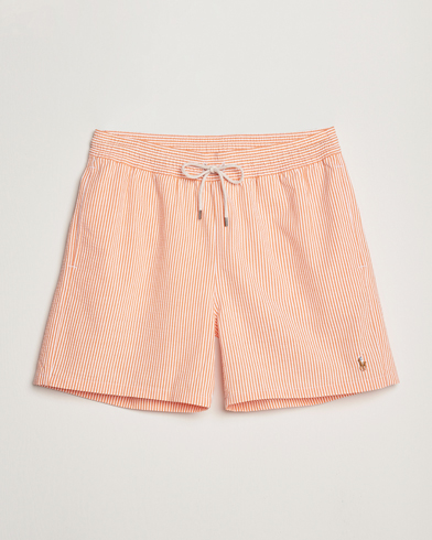 Herre | Badeshorts | Polo Ralph Lauren | Recycled Traveler Seersucker Swimshorts Classic Peach