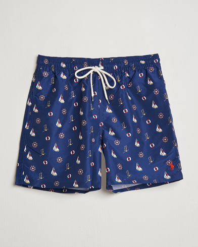 Herre | Badeshorts | Polo Ralph Lauren | Traveler Recycled Swimshorts Nautical Marine