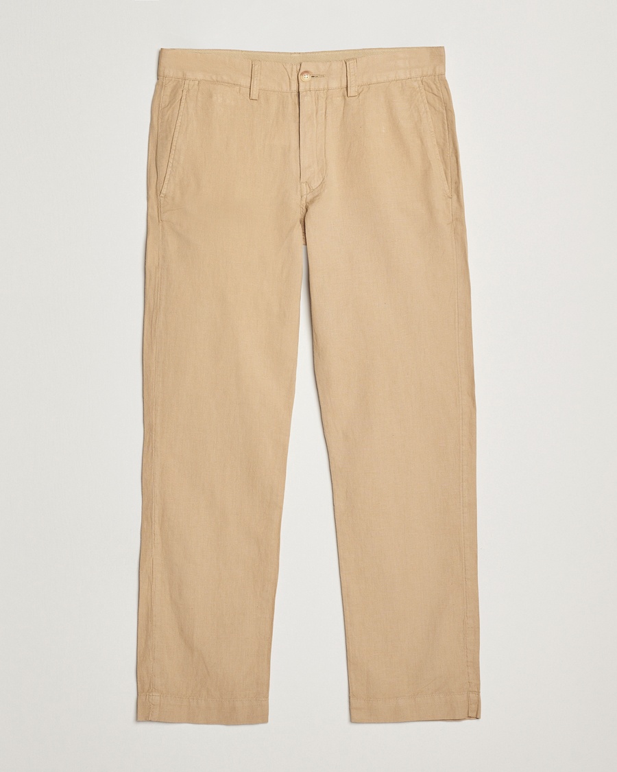 Herre | 20% salg | Polo Ralph Lauren | Cotton/Linen Bedford Chinos Coastal Beige