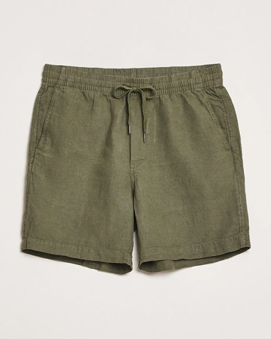  Prepster Linen Shorts New Olive