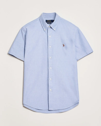  Short Sleeve Oxford Shirt Blue