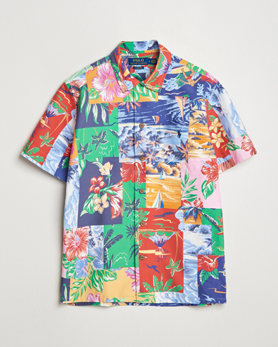 Herre | Kortermede skjorter | Polo Ralph Lauren | Short Sleeve Flower Shirt Beach Patchwork