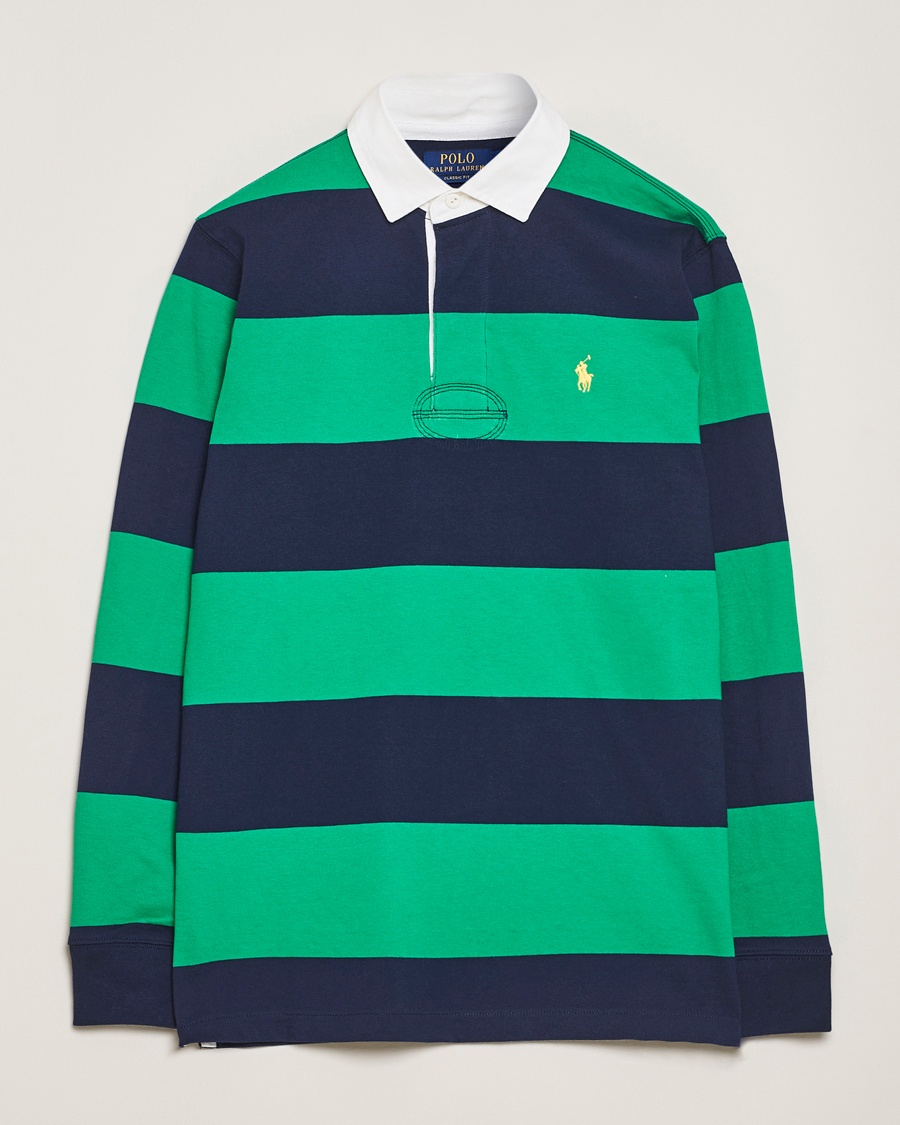 Herre | Garments that Lasts | Polo Ralph Lauren | Barstriped Rugger Navy/Clover