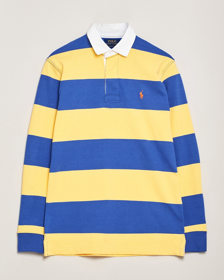 Herre | Tidsbegrenset sesongtilbud | Polo Ralph Lauren | Barstriped Rugger Yellow/Blue