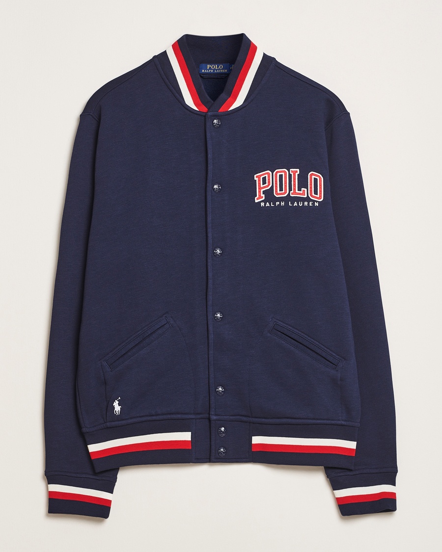 Herre | Tidsbegrenset sesongtilbud | Polo Ralph Lauren | Bomber Vintage Fleece Sweater Cruise Navy