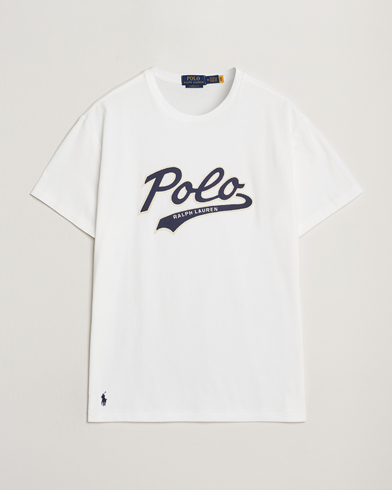 Herre | T-Shirts | Polo Ralph Lauren | Crew Neck Logo T-Shirt White
