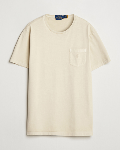 Herre | T-Shirts | Polo Ralph Lauren | Crew Neck Pocket T-Shirt Natural