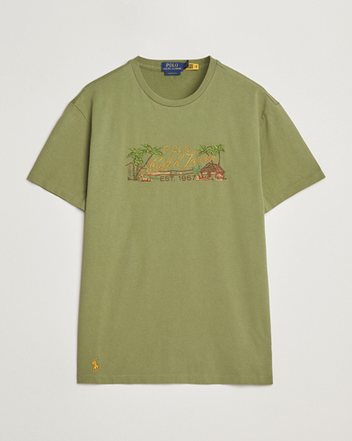 Herre | T-Shirts | Polo Ralph Lauren | Printed T-Shirt Tree Green