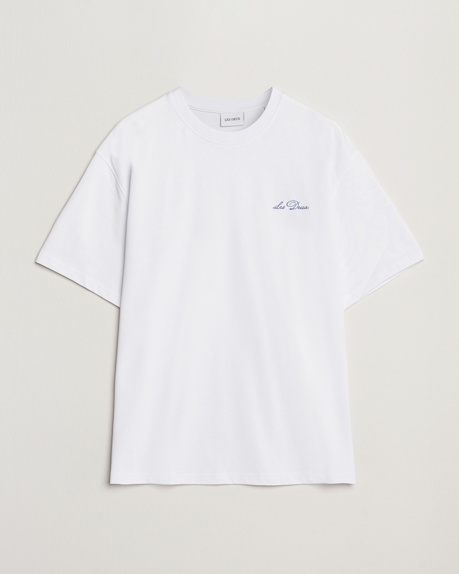 Herre | T-Shirts | LES DEUX | Crew T-Shirt White