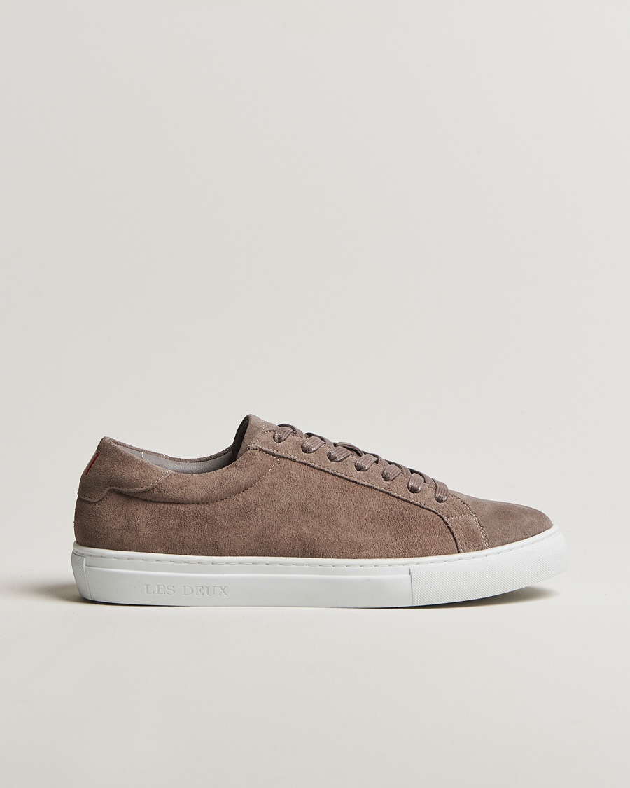 Herre | Sko | LES DEUX | Theodor Suede Sneakers Dove Grey