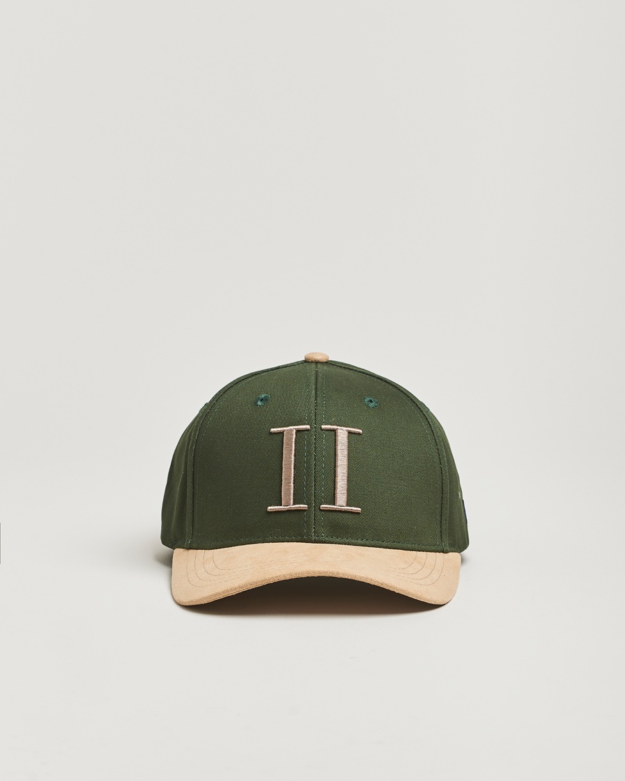 Herre | Tidsbegrenset sesongtilbud | LES DEUX | Baseball Cap Contrast Suede II Dark Chive Green
