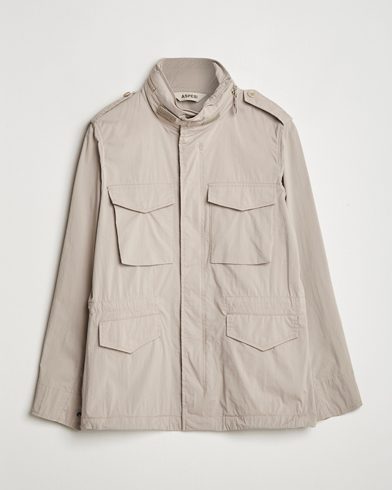 Herre | Jakker | Aspesi | Lightweight Cotton Field Jacket Beige