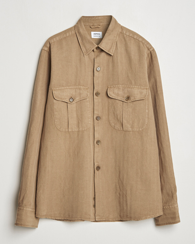 Herre | Overshirts | Aspesi | Double Pocket Overshirt Off White