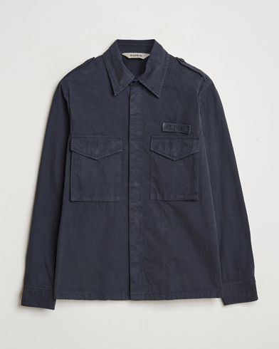 Herre | Moderne jakker | Aspesi | Cotton Field Shirt Navy