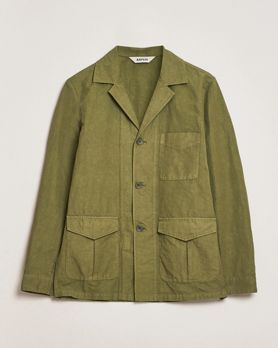 Herre | Moderne jakker | Aspesi | Fandango Shirt Jacket Military
