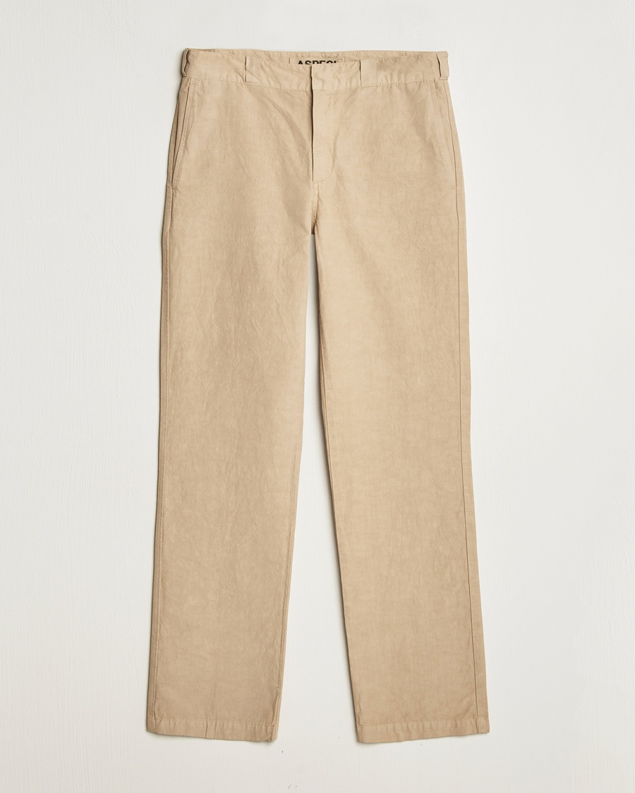 Herre | Chinos | Aspesi | Regular Fit Pants Beige
