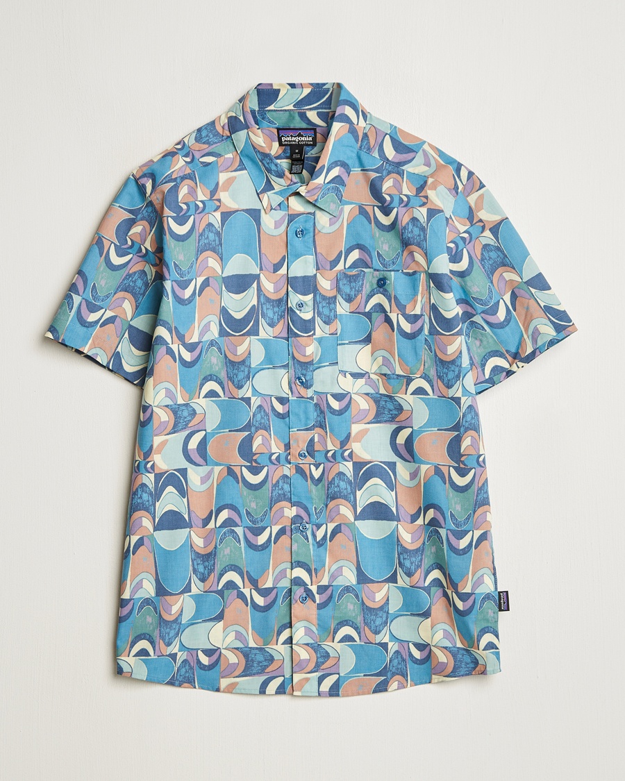 Herre | Patagonia | Patagonia | Go To Short Sleeve Shirt Still Blue