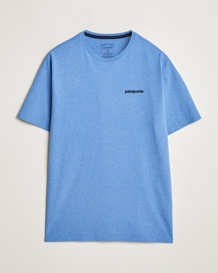 Herre | Klær | Patagonia | P-6 Logo T-Shirt Abudant Blue
