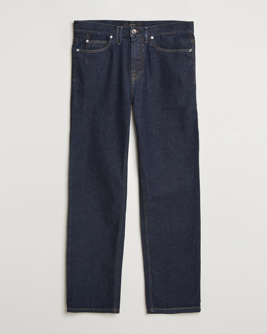 Herre | Tapered fit | Brioni | 5-Pocket Denim Blue Wash