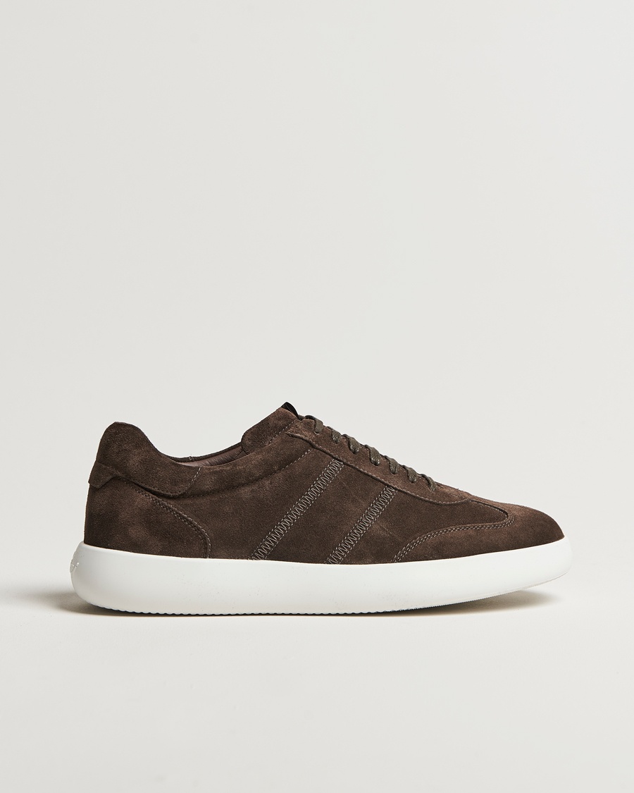 Herre | Sneakers med lavt skaft | Brioni | Cassetta Sneakers Dark Brown Suede