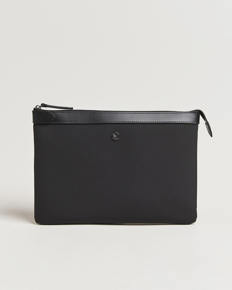 Mismo M/S Nylon Pouch Large Eclipse Black/Black – Svart