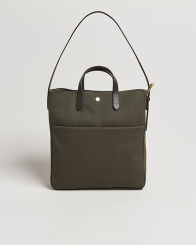 Herre | Nytt i butikken | Mismo | M/S Field Tote Army/Dark Brown
