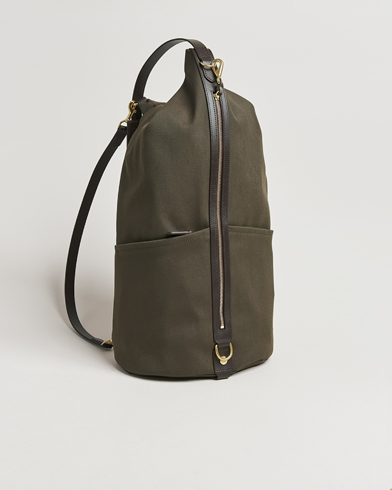 Mismo M/S Carpet Bag Army/Dark Brown – Grønn