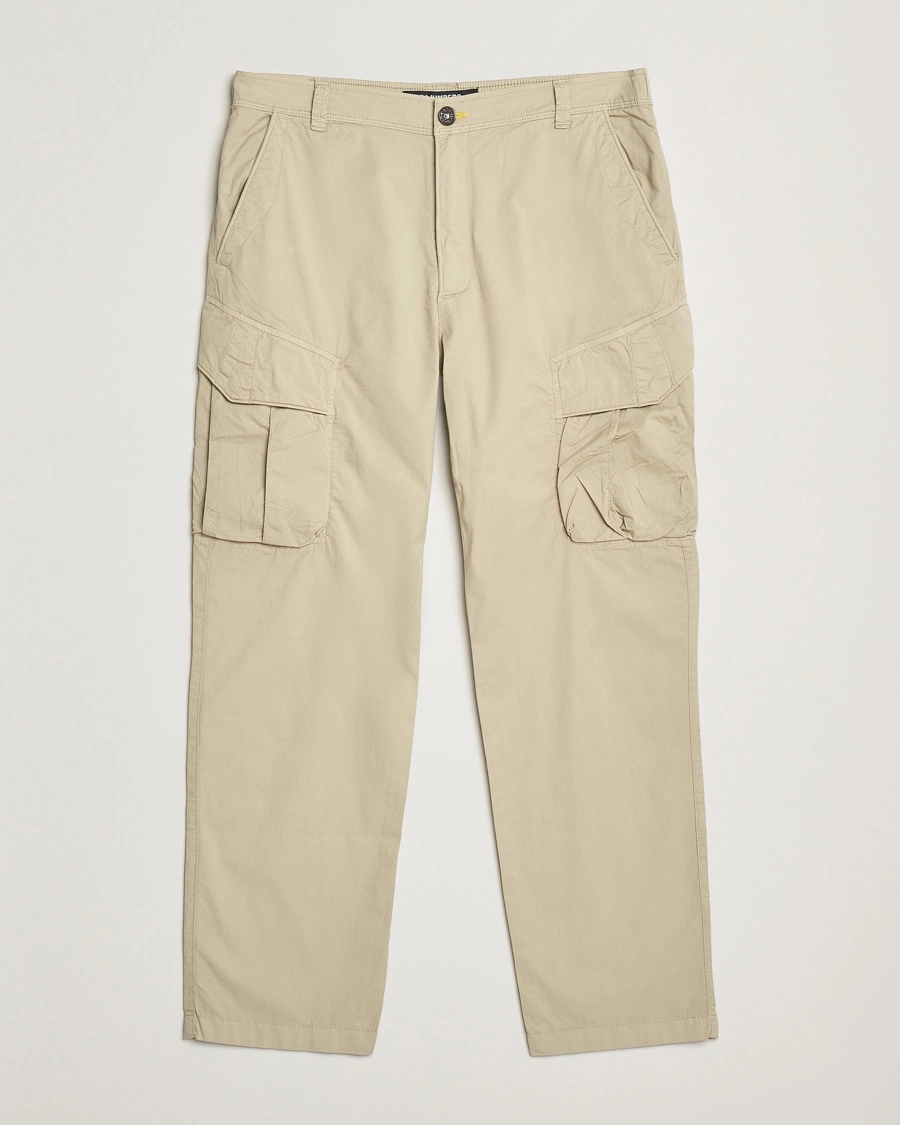 Herre | Bukser | Parajumpers | Edmund Garment Dyed Twill Cargo Pants Asparagus