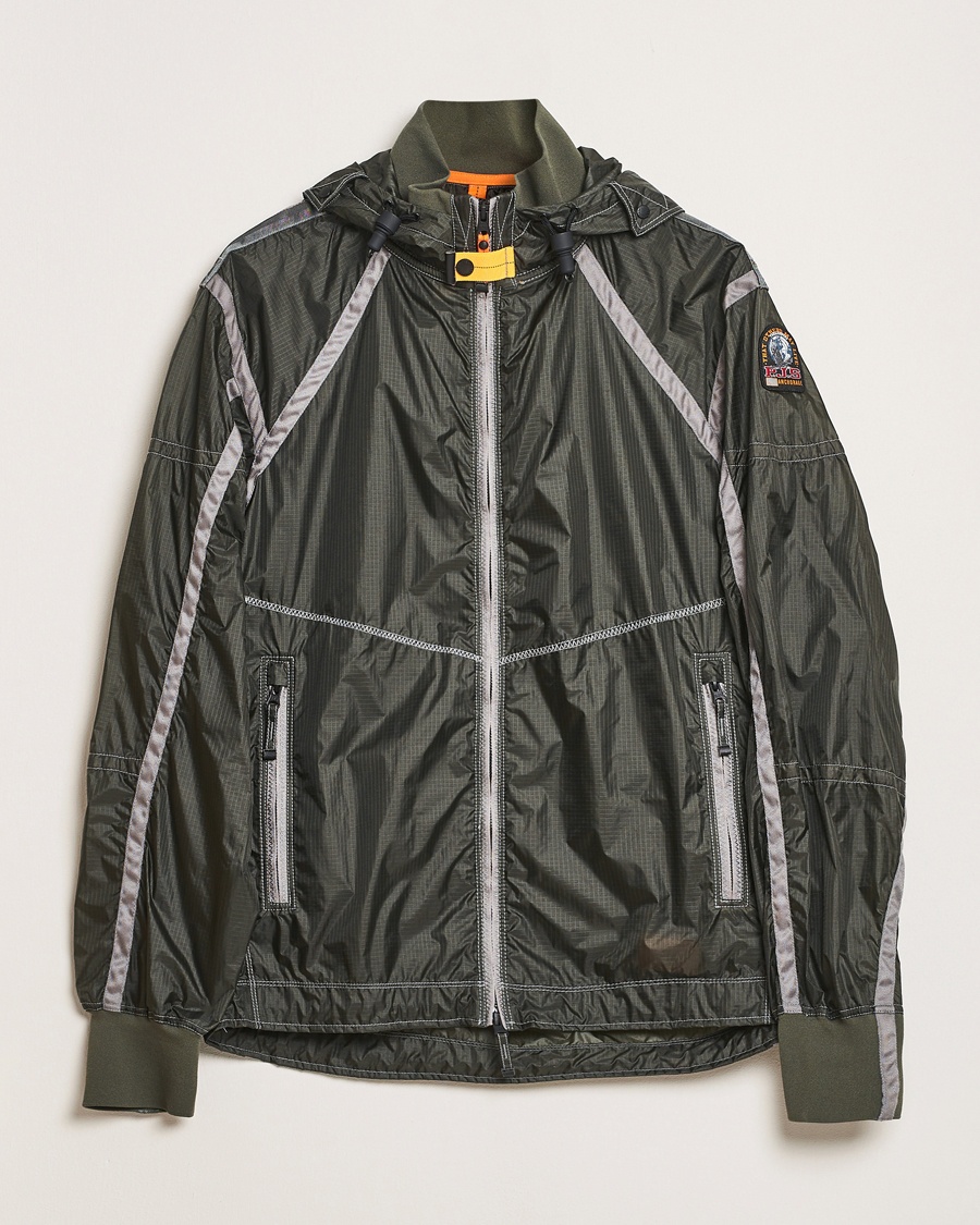 Herre | Funksjonsjakker | Parajumpers | Edge Nylon Double Ripstop Hooded Jacket Thyme Green