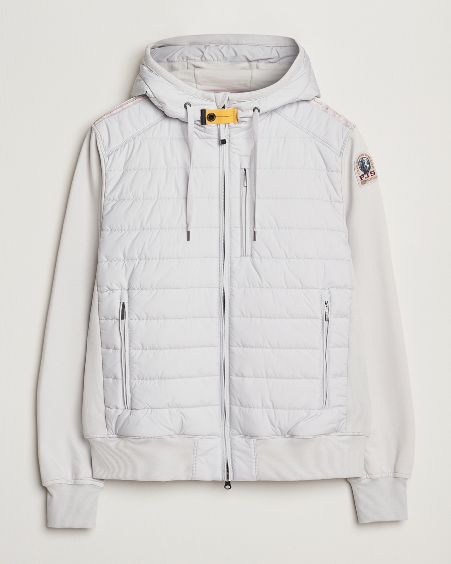 Herre | Jakker | Parajumpers | Ivor Hybrid Hooded Jacket Ghiaccio