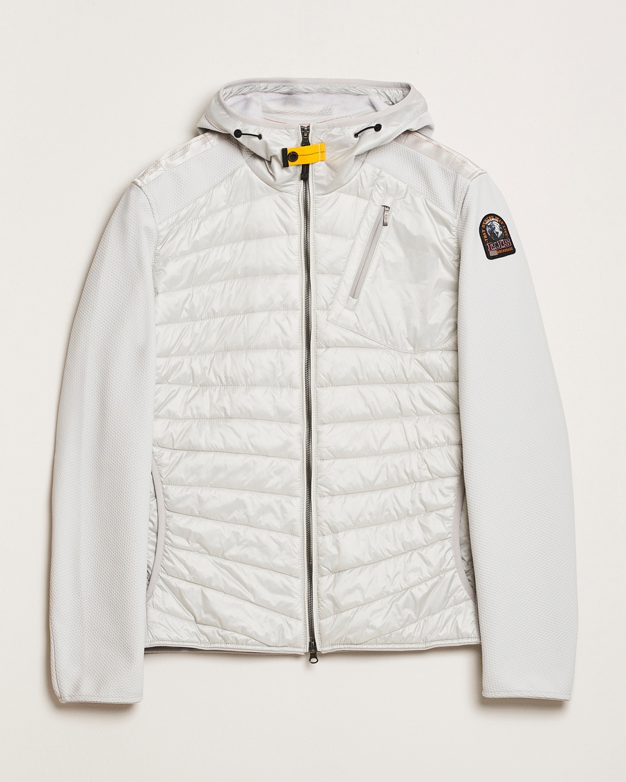 Herre | Jakker | Parajumpers | Nolan Mesh Hooded Hybrid Ghiaccio