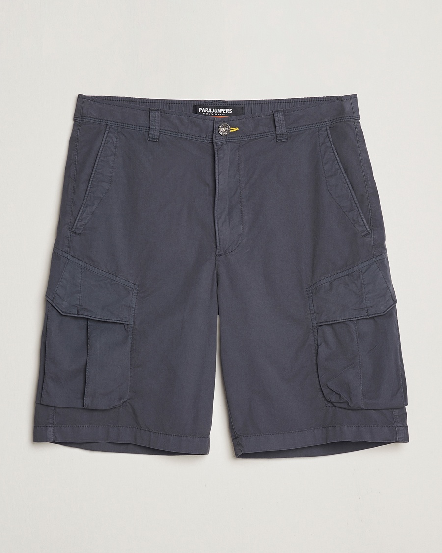 Herre | Shorts | Parajumpers | Edmund Garment Dyed Twill Cargo Shorts Gargoyle