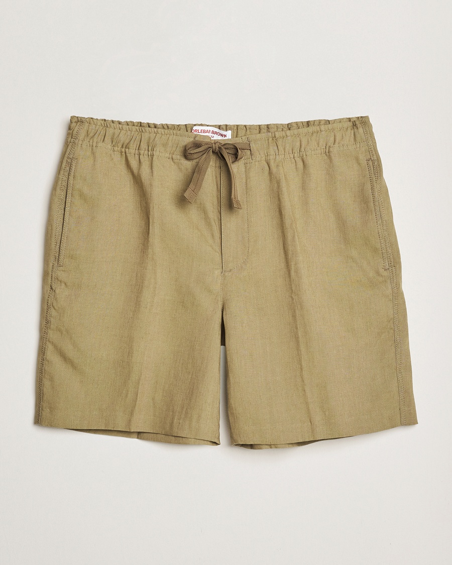 Herre | Shorts | Orlebar Brown | Alex Linen Shorts Agave Green
