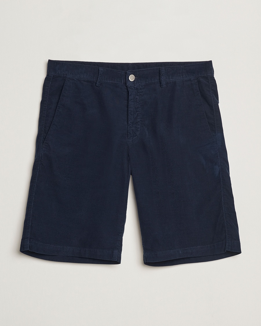 Herre | Shorts | Massimo Alba | Vela Baby Corduroy Shorts Navy