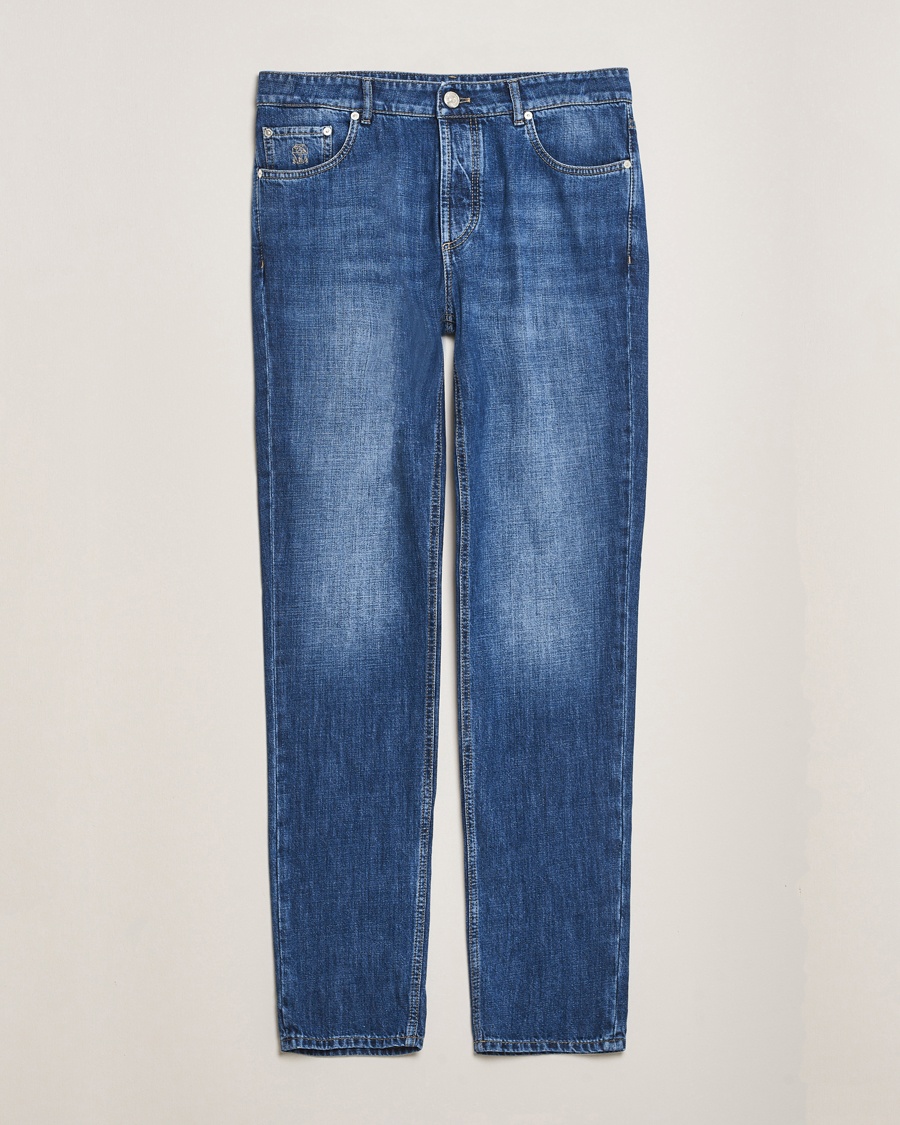 Herre | Jeans | Brunello Cucinelli | Traditional Fit Jeans Blue Wash