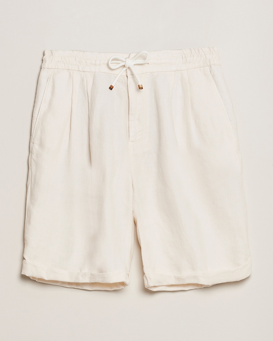 Herre | Drawstringshorts | Brunello Cucinelli | Drawstring Shorts Off White