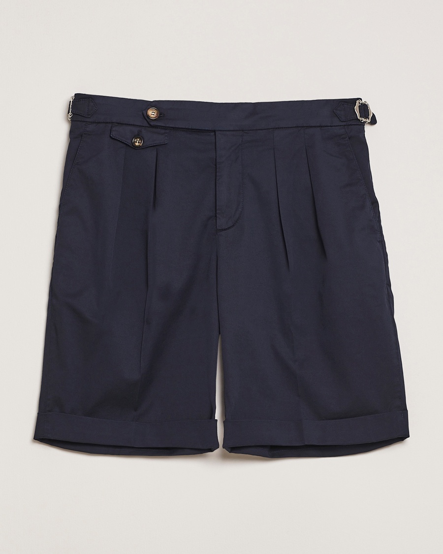 Herre | Chinosshorts | Brunello Cucinelli | Cotton Chino Shorts Navy