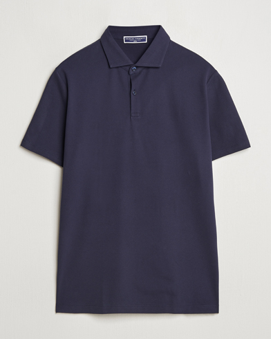 Charles Tyrwhitt Short Sleeve Cotton Pique Polo Navy – Blå