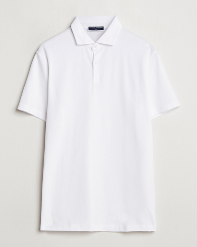 Charles Tyrwhitt Short Sleeve Cotton Pique Polo White – Hvit