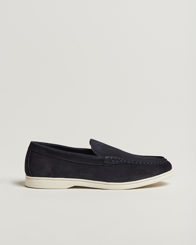 Herre | Charles Tyrwhitt | Charles Tyrwhitt | Suede Slip On Loafers Navy