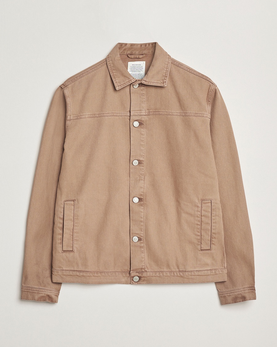 Herre | Jakker | KnowledgeCotton Apparel | Twill Workwear Jacket Tiramisou
