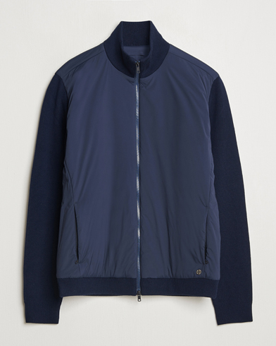 Scandinavian Edition Leeway Hybrid Jacket Navy Blue – Blå