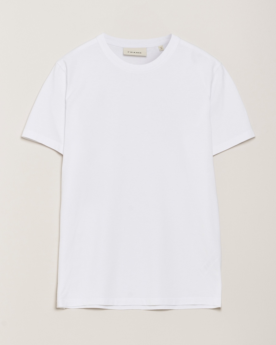 Herre | Hvite t-shirts | FRAME | Logo T-Shirt White