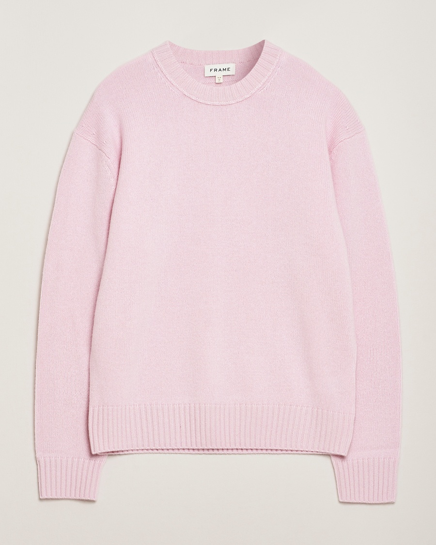 Herre | Gensere | FRAME | Cashmere Crewneck Light Pink
